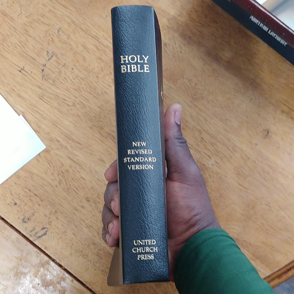 Black Leather Holy Bible - New Revised Standard Version